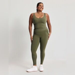 NWT Knix Pursuit Leakproof Training Legging – Olive, Size XXL